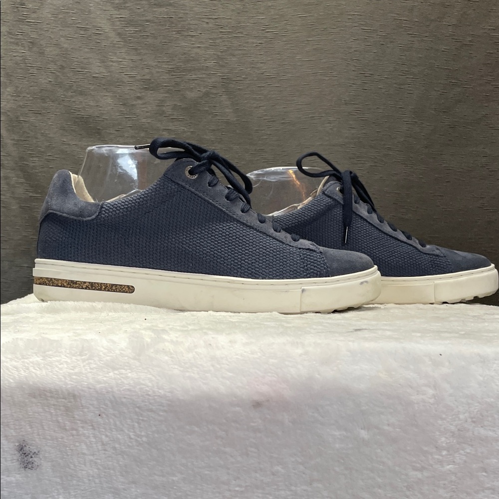 Birkenstock Dark Blue suede Women's Athletic Shoes - Picture 4 of 8